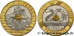 20 francs Mont Saint-Michel 1992 Pessac F.403/4 SUP58 