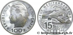 Belle Épreuve 15 écus / 100 francs - Natation 1993 Paris F5.2004 1 FDC 