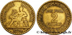 2 francs Chambres de Commerce 1920  F.267/2 TTB48 