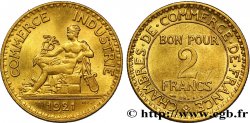 2 francs Chambres de Commerce 1921  F.267/3 SUP60 