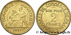 2 francs Chambres de Commerce 1921  F.267/3 SUP55 