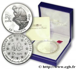 Belle Epreuve 1½ Euro / 10 Francs - Le Penseur de Rodin 1996  F.1900 1
