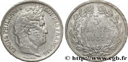 5 francs Ier type Domard, tranche en relief 1831 Rouen F.320/2