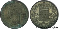 Faux de 5 francs Charles X, 2e type 1827 Lille F.311/13 var.