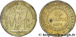 Faux de 20 francs or Génie, Troisième République 1878 Paris F.533/6 var. SUP58 