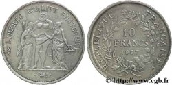 Faux de 10 francs Hercule 1967  F.364/6 var. TTB50 