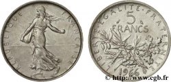 5 francs Semeuse, argent 1966 Paris F.340/10 MS60 