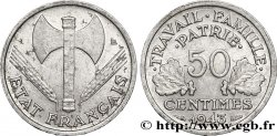 50 centimes Francisque, légère 1943  F.196/2