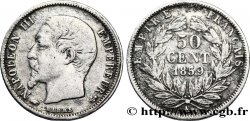 50 centimes Napoléon III, tête nue 1859 Paris F.187/10