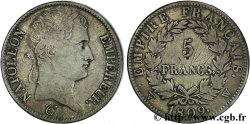 5 francs Napoléon Empereur, Empire français 1809 Lille F.307/13