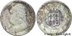 5 francs Louis XVIII, buste habillé 1814 Paris F.308/1