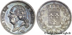 5 francs Louis XVIII, tête nue 1821 Paris F.309/60