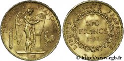 100 francs or Génie, tranche inscrite en relief Liberté Égalité Fraternité 1912 Paris F.553/6