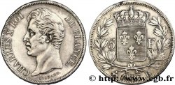 5 francs Charles X, 2e type 1827 Rouen F.311/2
