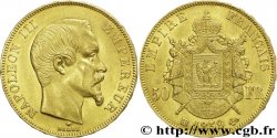 50 francs or Napoléon III, tête nue 1859 Strasbourg F.547/8