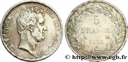 5 francs type Tiolier avec le I, tranche en creux 1831 Bordeaux F.315/20