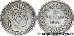 5 francs IIe type Domard 1833 Bayonne F.324/22 TB30 