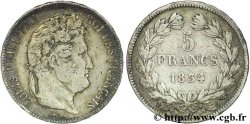 5 francs IIe type Domard 1834 Lille F.324/41