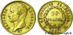 20 francs or Napoléon tête nue, type transitoire 1807 Paris F.514/1