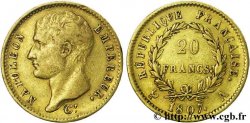 20 francs or Napoléon tête nue, type transitoire 1807 Paris F.514/1