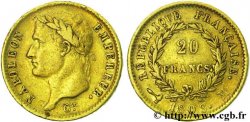 20 francs or Napoléon tête laurée, République française 1808 Toulouse F.515/4