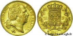 20 francs or Louis XVIII, tête nue 1817 Paris F.519/5