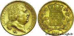 20 francs or Louis XVIII, tête nue 1819 Paris F.519/15
