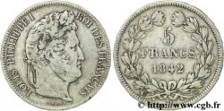 5 francs IIe type Domard 1842 Strasbourg F.324/97