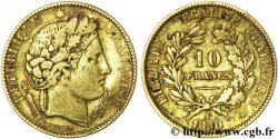 10 francs or Cérès, IIe République, levrette oreille basse 1850 Paris F.504/2
