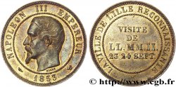 Module de dix centimes, Visite impériale à Lille les 23 et 24 septembre 1853 1853 Lille VG.3365 