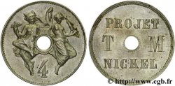 Essai de 4 centimes en nickel 1889  VG.4110 