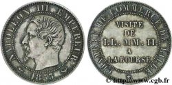 Module cinq centimes argent, visite impériale à Lille les 23 et 24 septembre 1853 Lille VG.3368 