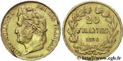 20 francs or Louis-Philippe, Domard 1834 Rouen F.527/8
