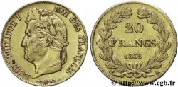 20 francs or Louis-Philippe, Domard 1839 Paris F.527/20 SS45 