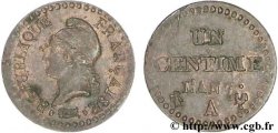 Un centime Dupré, 7 normal 1799 Paris F.100/15 SUP58 