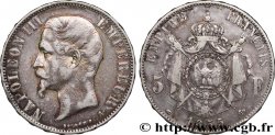 5 francs Napoléon III, tête nue 1855 Paris F.330/3 TTB40 