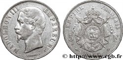 5 francs Napoléon III, tête nue 1855 Paris F.330/3 TTB45 
