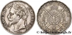 5 francs Napoléon III, tête laurée 1867 Strasbourg F.331/11 TTB50 