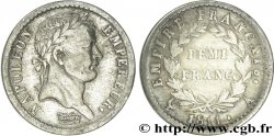 Demi-franc Napoléon Ier tête laurée, Empire français 1811 Paris F.178/21