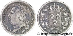 1/2 franc Louis XVIII 1823 Lille F.179/42