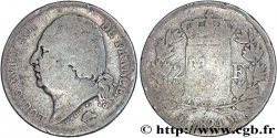 2 francs Louis XVIII 1824 Toulouse F.257/59 B10 