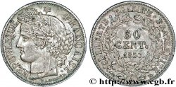 50 centimes Cérès, IIe République 1850 Paris F.184/2 SUP58 