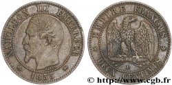 Deux centimes Napoléon III, tête nue 1855 Lyon F.107/32
