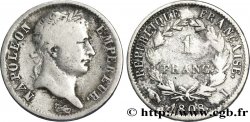 1 franc Napoléon Ier tête laurée, République française 1808 Limoges F.204/7