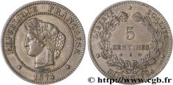 5 centimes Cérès 1874 Bordeaux F.118/10 TTB50 