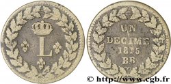 Un décime à l’L couronnée 1815  Strasbourg F.132A/2 VF25 