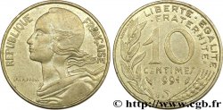 10 centimes Marianne, coin bouché 1991  F.144/31 TTB50 