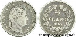 1/2 franc Louis-Philippe 1845 Rouen F.182/108