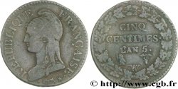 Cinq centimes Dupré, grand module 1797 Lille F.115/31 TB25 