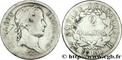 2 francs Napoléon Ier tête laurée, Empire français 1813 Rouen F.255/53